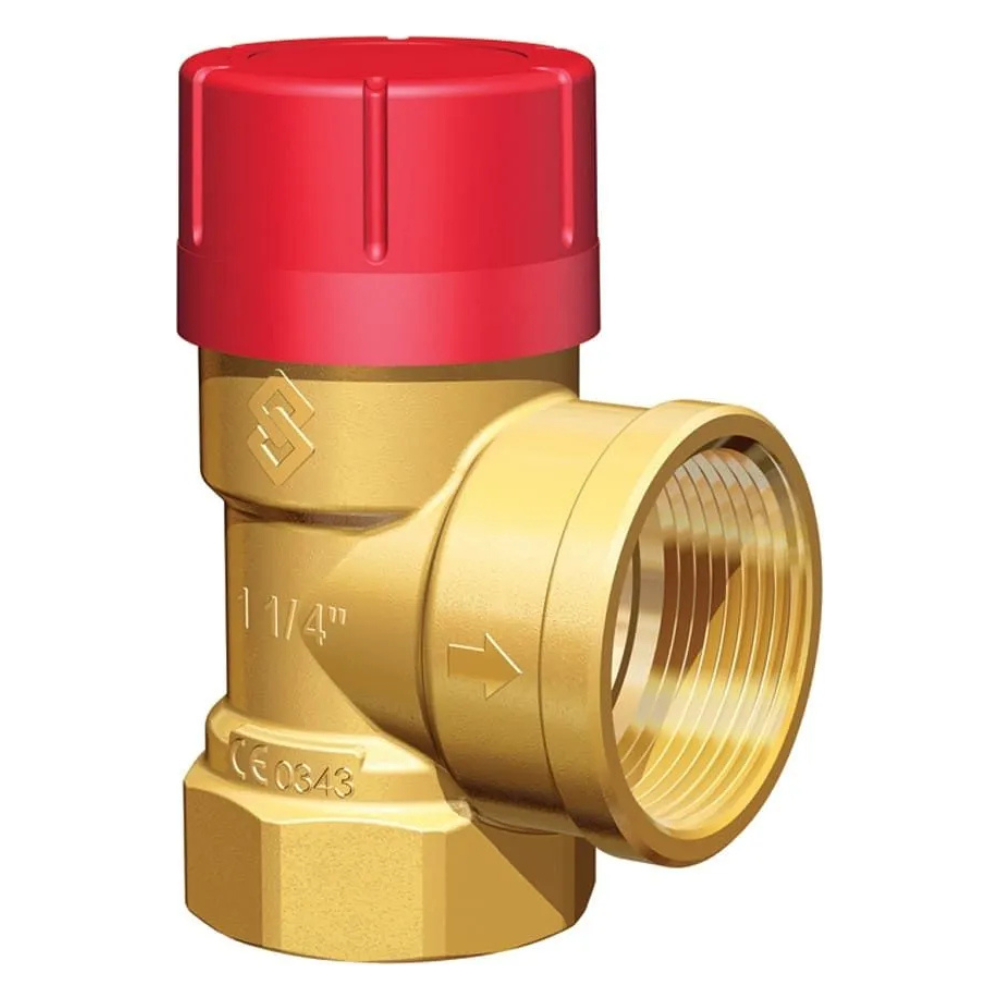 Предохранительный клапан PRESCOR 3 бар 1/2"х1/2" для систем отопления / Flamco фото на multiBOX