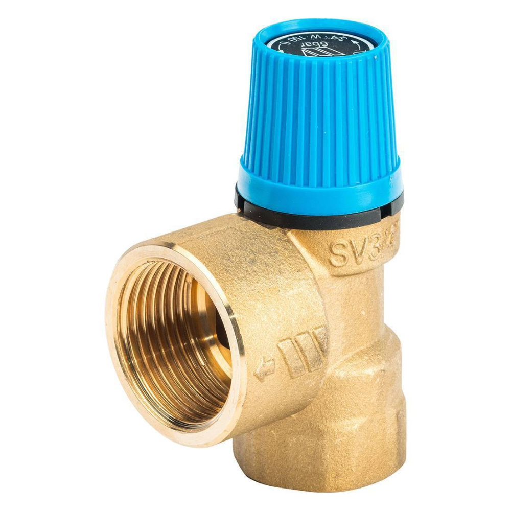 Предохранительный клапан 6 бар SVW 6 х 3/4" для систем водоснабжения / Watts фото на multiBOX