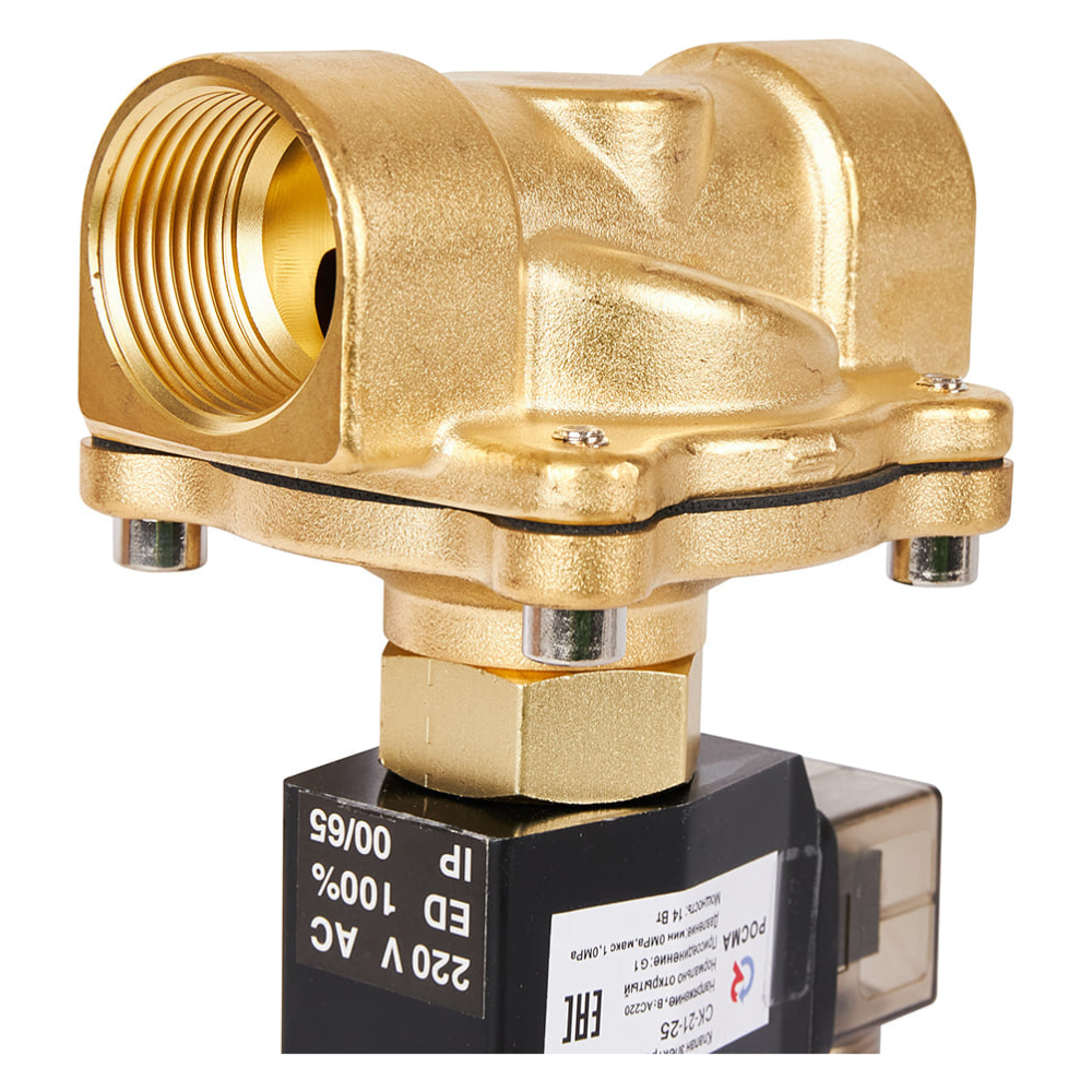 Электромагнитный клапан СК-21-25 1" НО, 220В, прямого действия / Росма фото на multiBOX