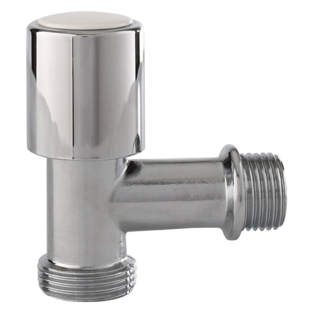 Вентиль 250, 1/2"х3/4" НР-НР для стиральной машины, хромированный / Itap фото на multiBOX
