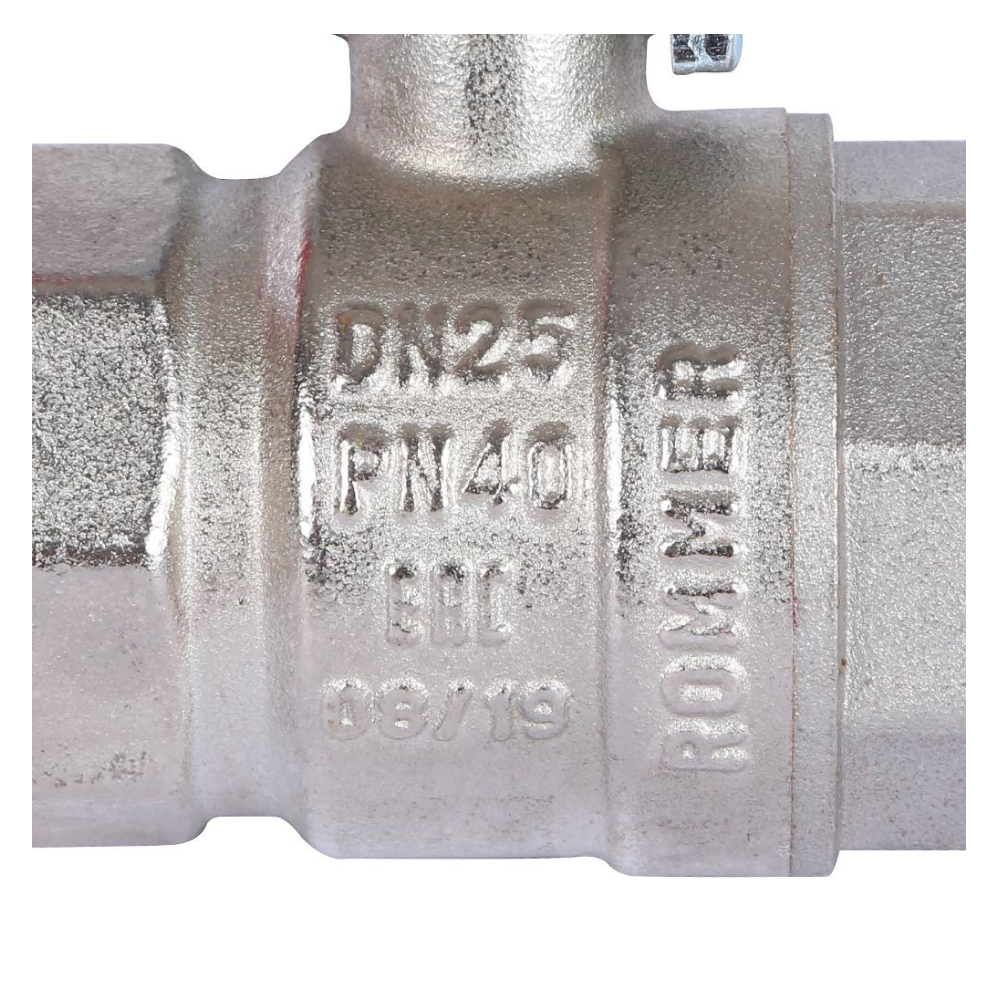 Кран шаровой 1" ВР-ВР, ручка рычаг / Rommer фото на multiBOX