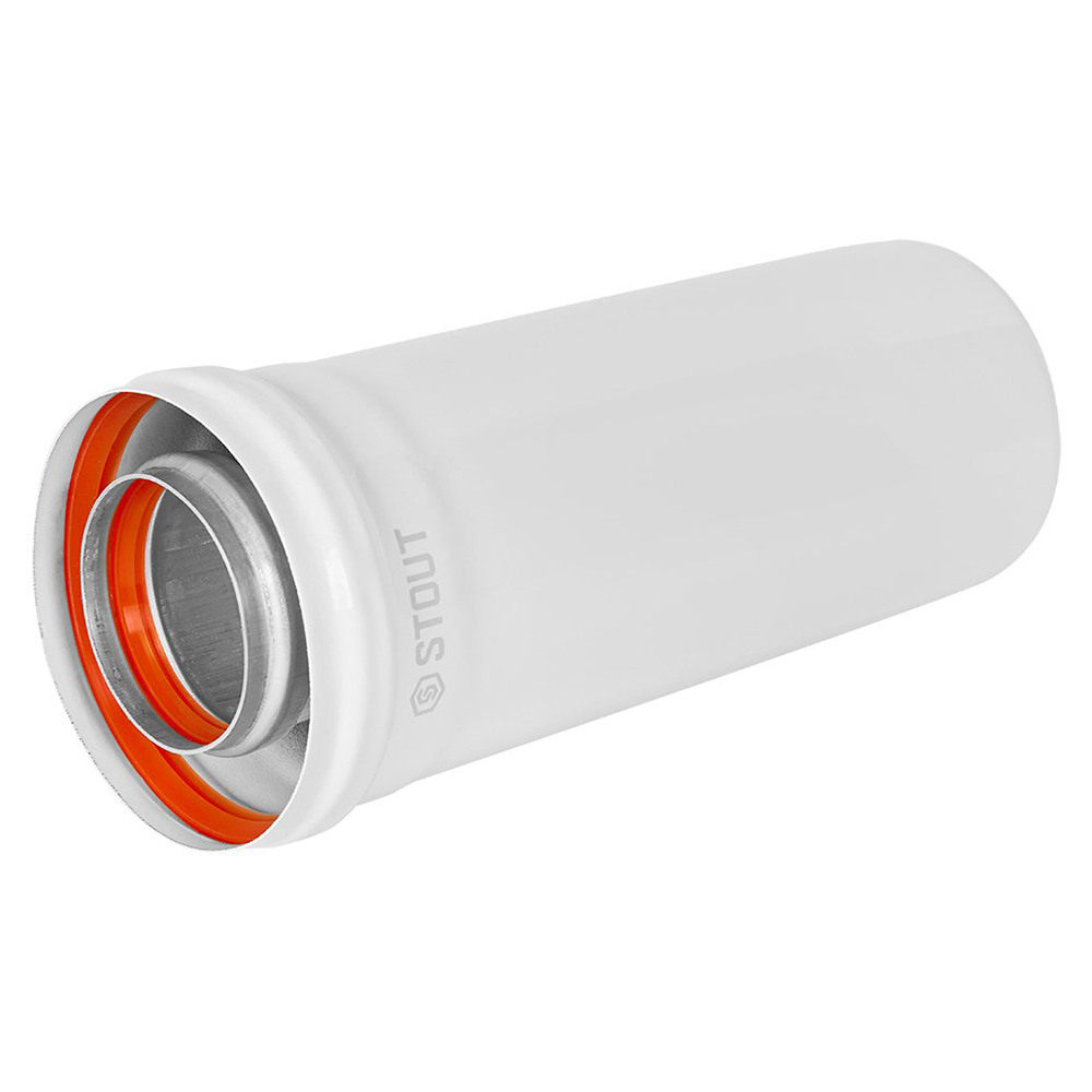 Удлинитель D60/100 п-м L250 мм, традиционный / Stout фото на multiBOX