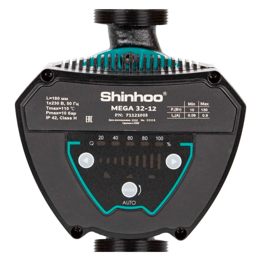 Циркуляционный насос MEGA 32-12 1x230V / Shinhoo фото на multiBOX