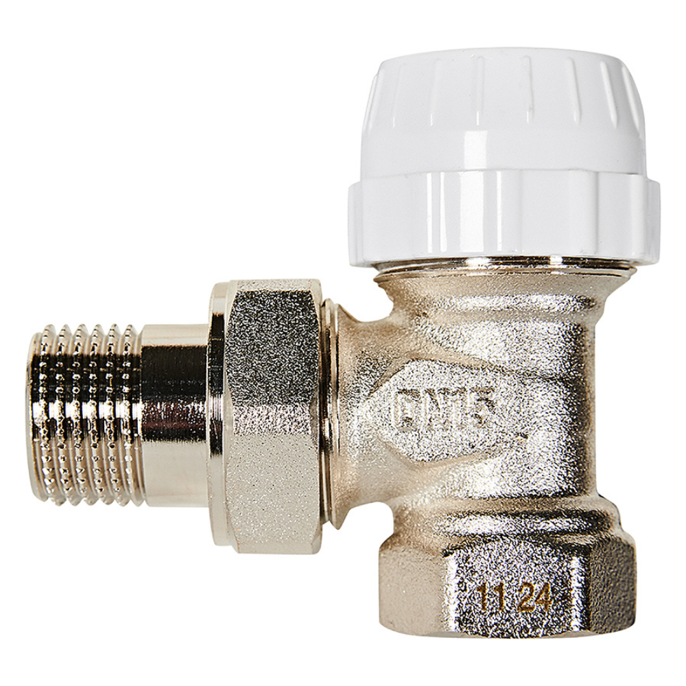 Термостатический клапан 1/2" для радиатора, угловой / Rommer фото на multiBOX