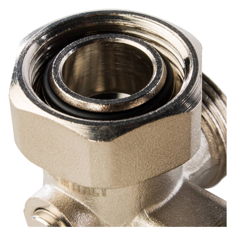 Узел нижнего подключения радиатора 3/4" для двухтрубной системы, угловой / Stout фото на multiBOX