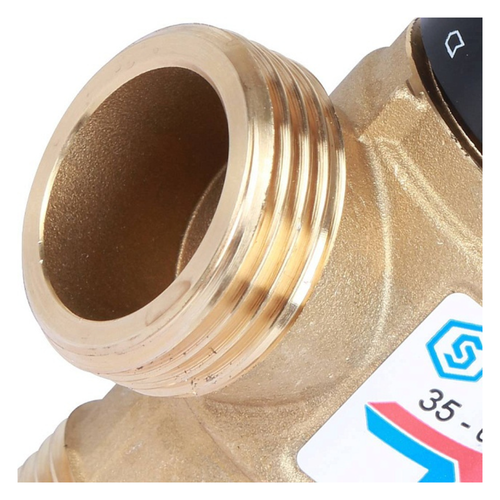 Термостатический смесительный клапан 1" НР, 35-60°С, KVs 1.6 / Stout фото на multiBOX