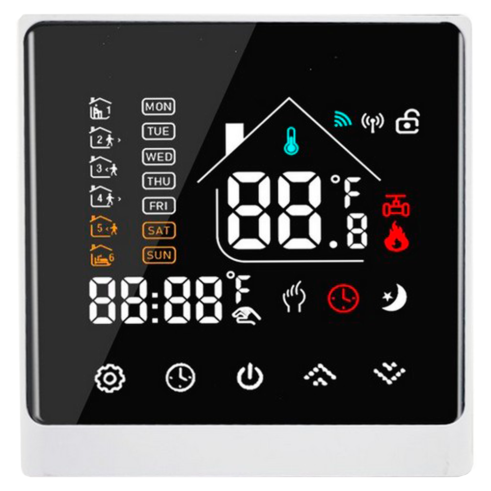 Терморегулятор универсальный с символьным экраном 3А, ON/OFF, белый / Stout фото на multiBOX