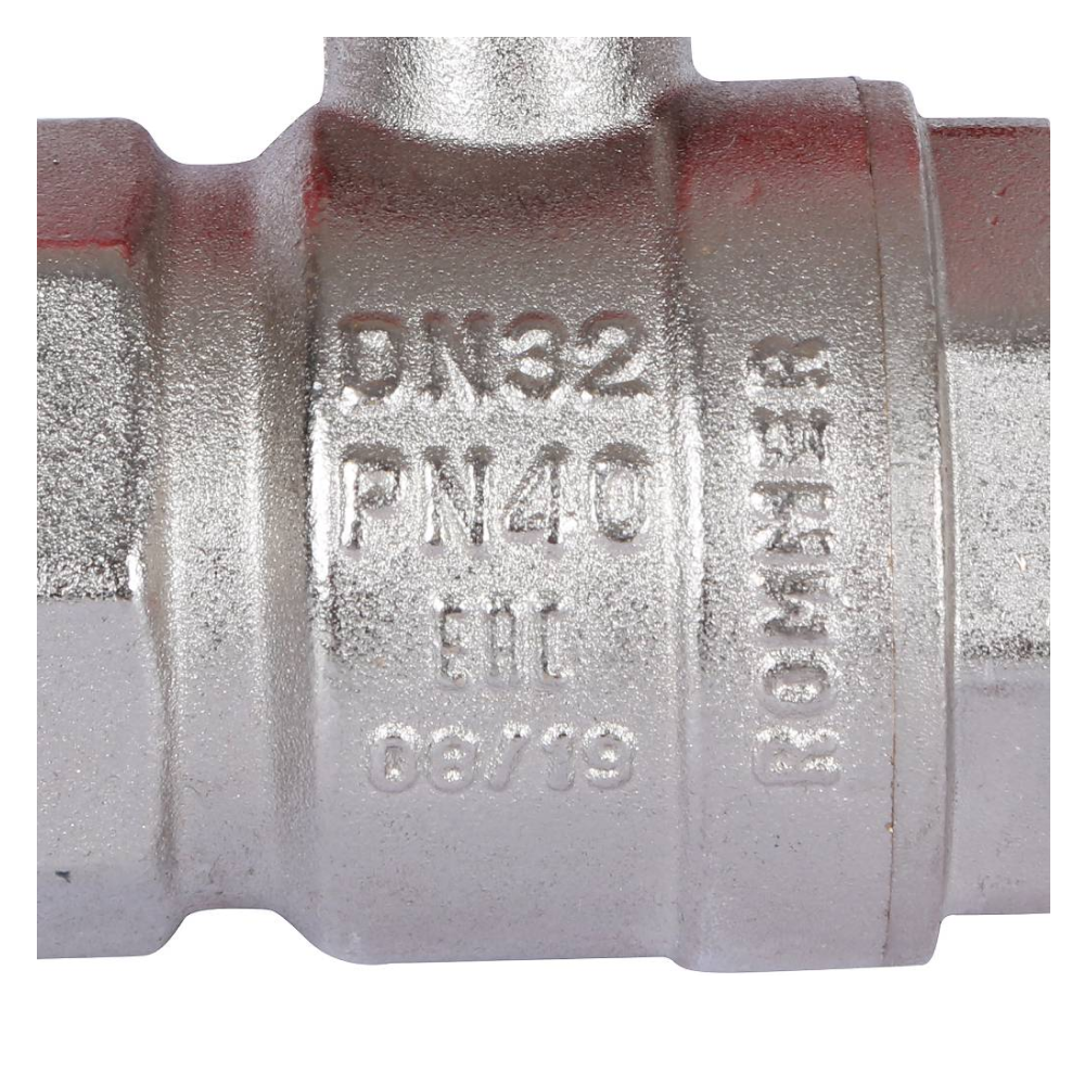 Кран шаровой 1 1/4" ВР-НР, ручка бабочка / Rommer фото на multiBOX