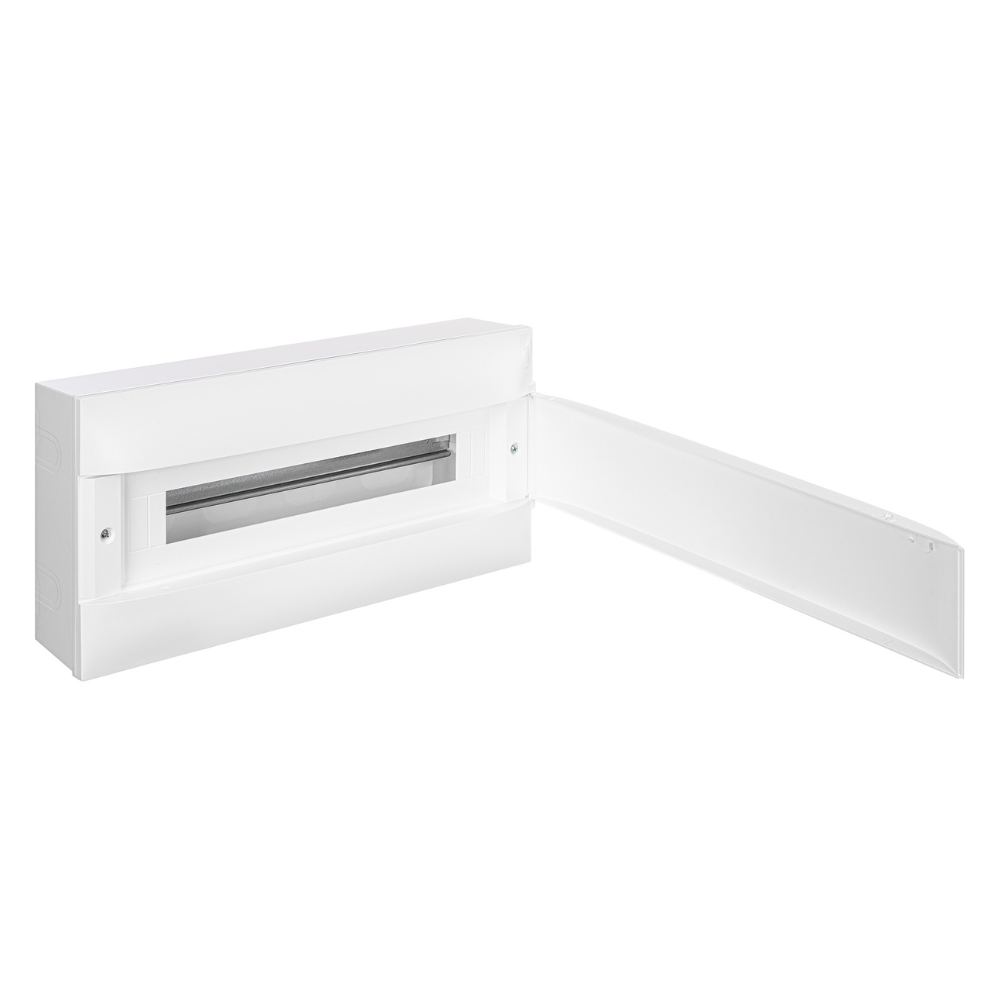 Щиток накладной PRACTIBOX S 22M / 1x22, белая дверь, N+PE, IP40 / Legrand фото на multiBOX