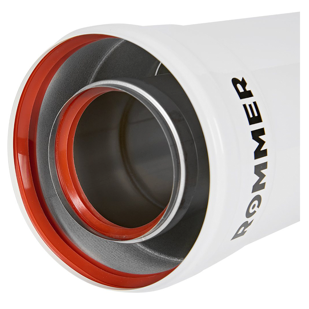 Удлинитель INOX LINE D60/100 п-м L250 мм, традиционный / Rommer фото на multiBOX