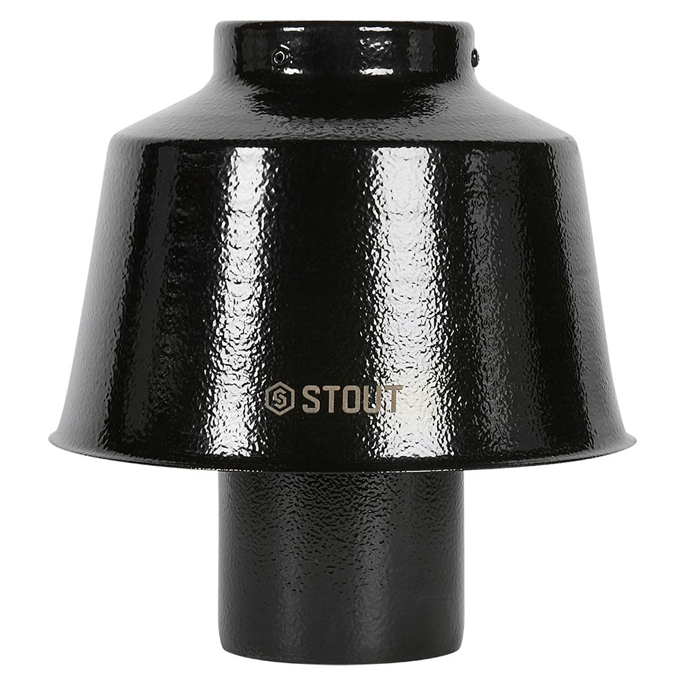 Оголовок верт. с ветрозащитой D80 п, черный широкий, традиционный / Stout фото на multiBOX