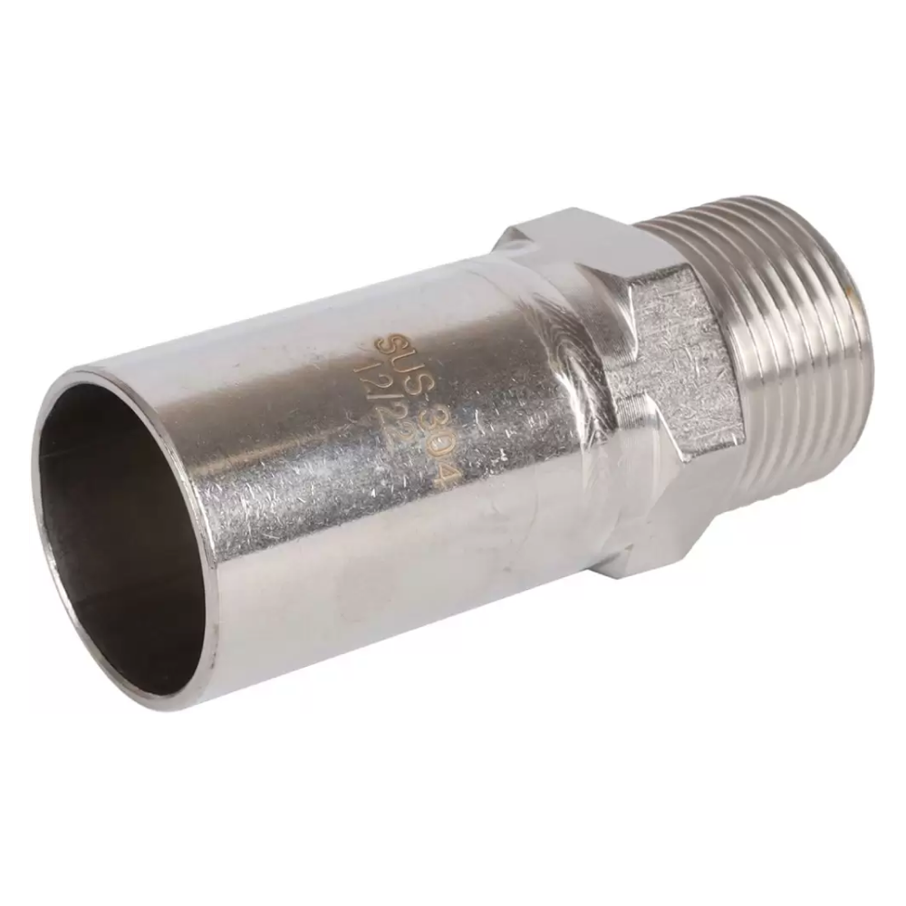 Вставка переходная НПр-НР 28х3/4" из нерж. стали прессовой / Rommer фото на multiBOX