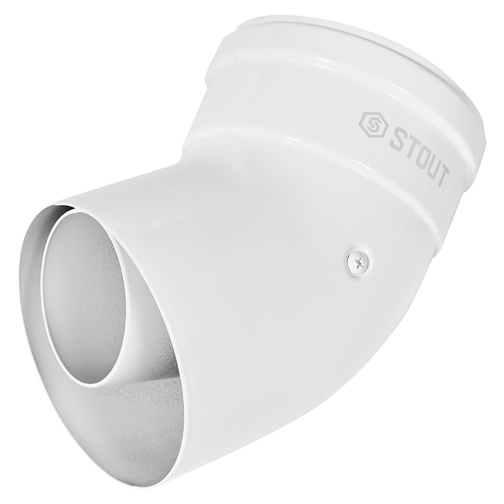 Отвод угол 45 гр. D60/100 п-м, традиционный / Stout фото на multiBOX