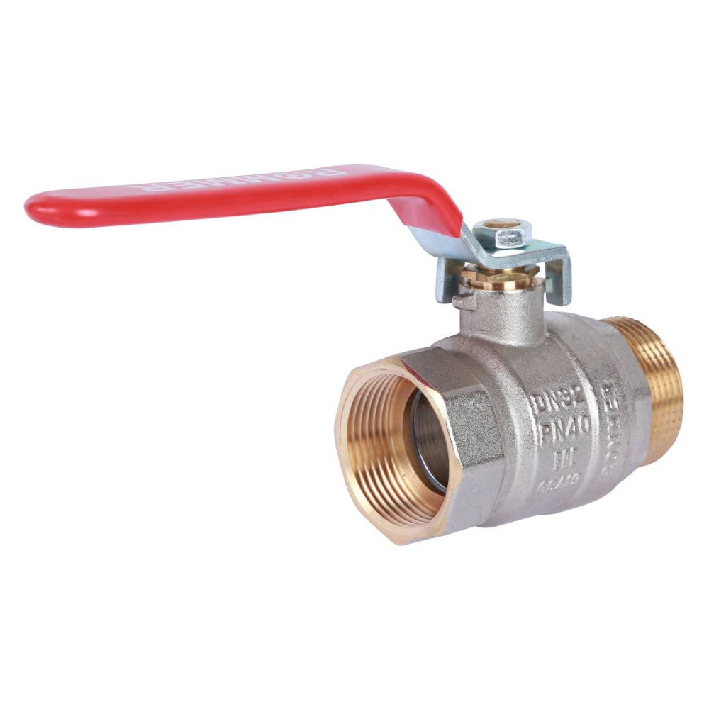 Кран шаровой 1 1/4" ВР-НР, ручка рычаг / Rommer фото на multiBOX