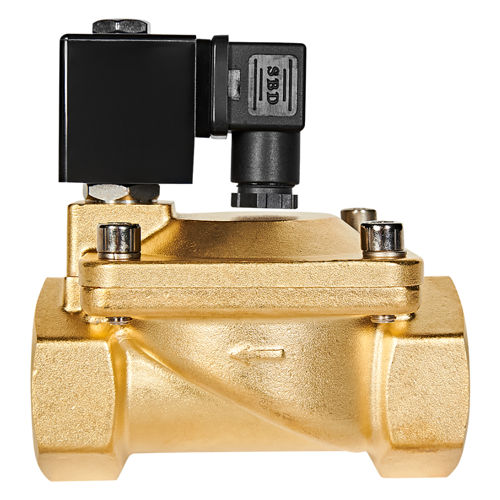 Электромагнитный клапан 1 1/4" НЗ, 24В, непрямого действия / Stout фото на multiBOX