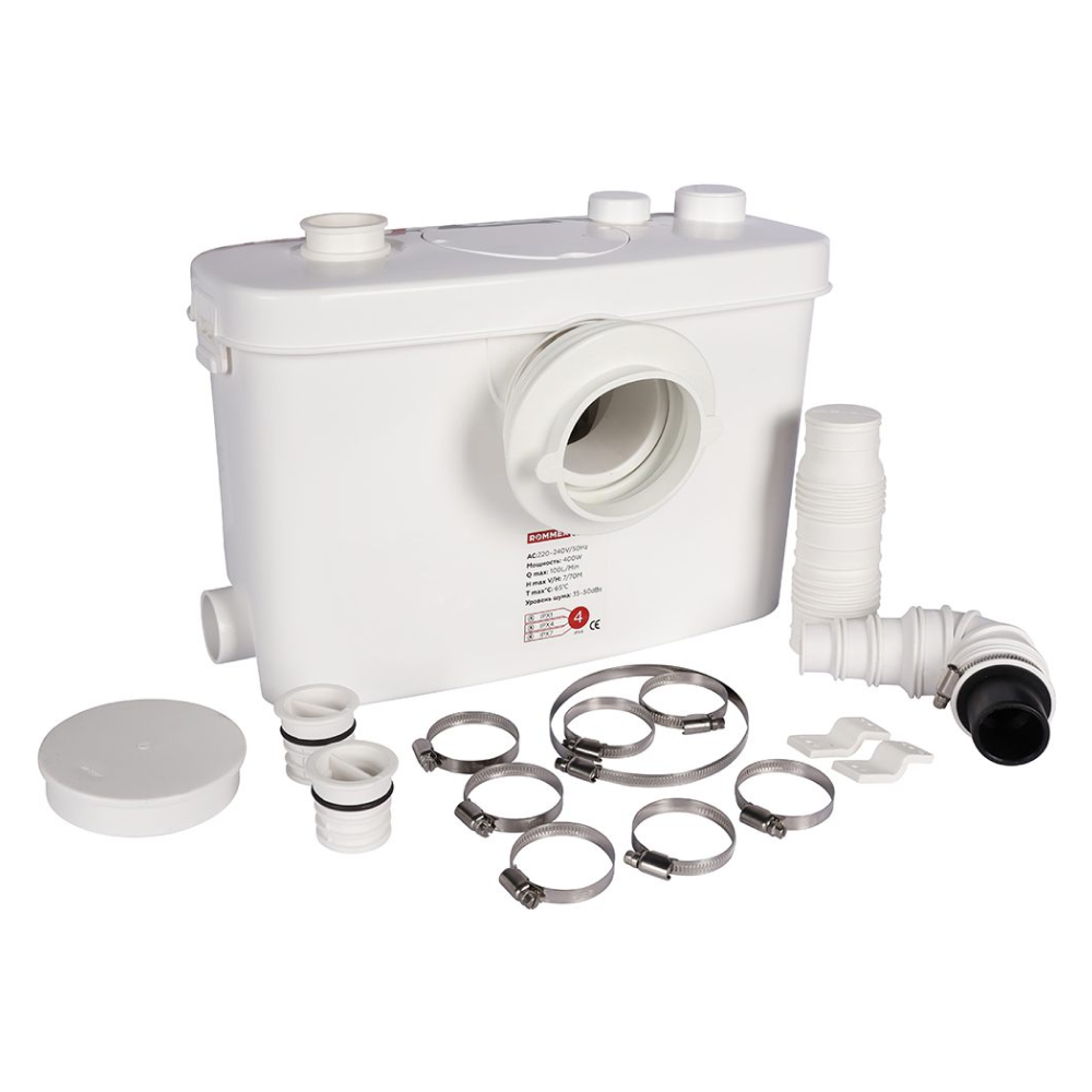 Канализационная установка BIOLIFT R-4, 1х100 мм / 3х40 мм / Rommer фото на multiBOX