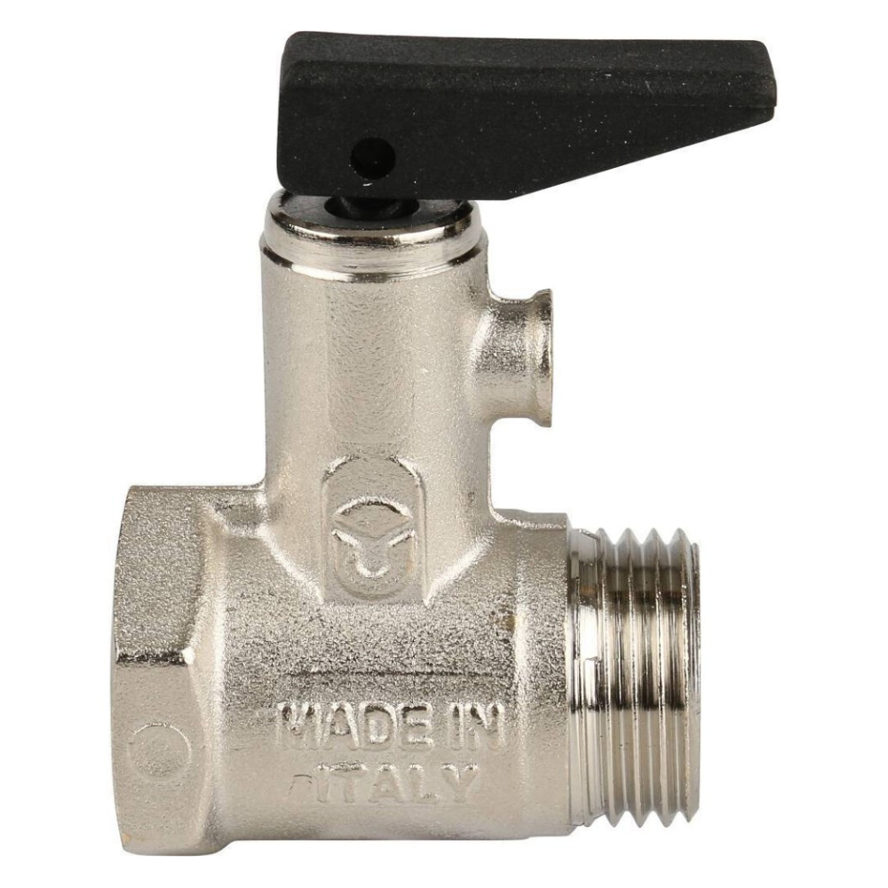 Предохранительный клапан для бойлера 367 с ручкой спуска, 8.5 бар, 1/2" ВР-НР фото на multiBOX