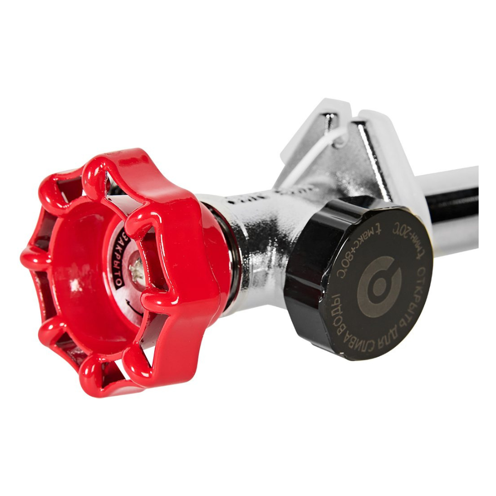Незамерзающий кран с антисифоном 300 мм, 1/2" НР х 3/4" НР / Rommer фото на multiBOX