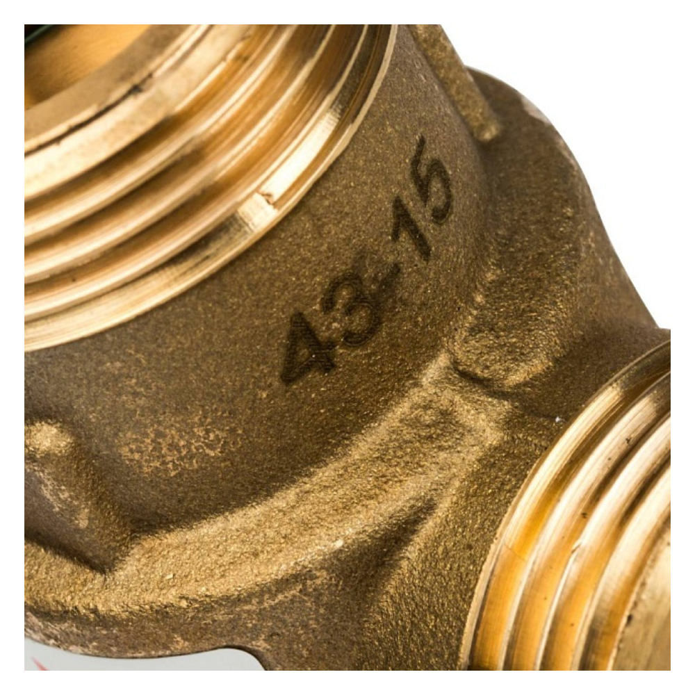 Термостатический смесительный клапан 1" НР - 1 1/2" ВР - 1" НР, 60°С / Stout фото на multiBOX