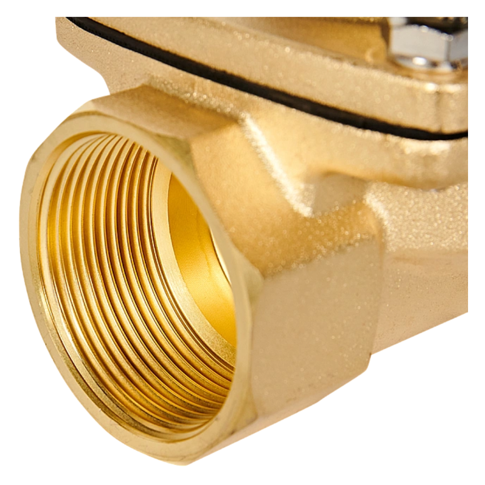 Электромагнитный клапан 1 1/2" НЗ, 220В, прямого действия / Stout фото на multiBOX