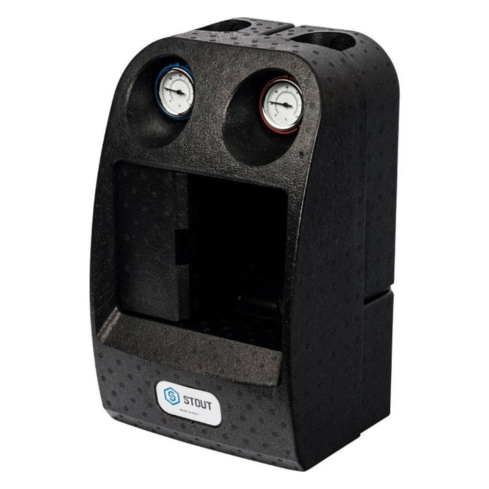 Насосная группа с 3-х ходовым смесителем 1 1/4" DN32 в теплоизоляции, без насоса / Stout фото на multiBOX