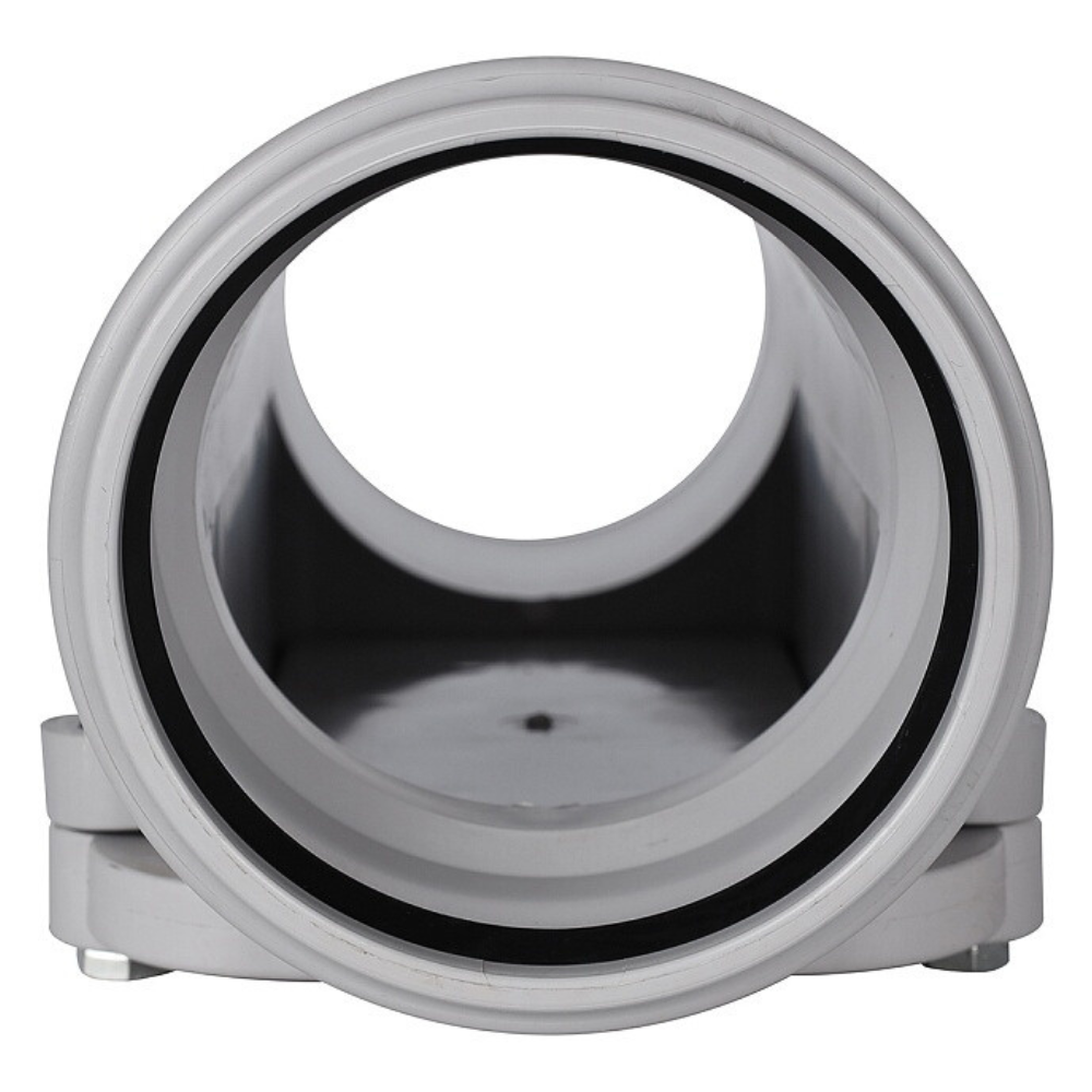 Ревизия с прямоугольной крышкой D 110 канализационная, бесшумная / Stout фото на multiBOX