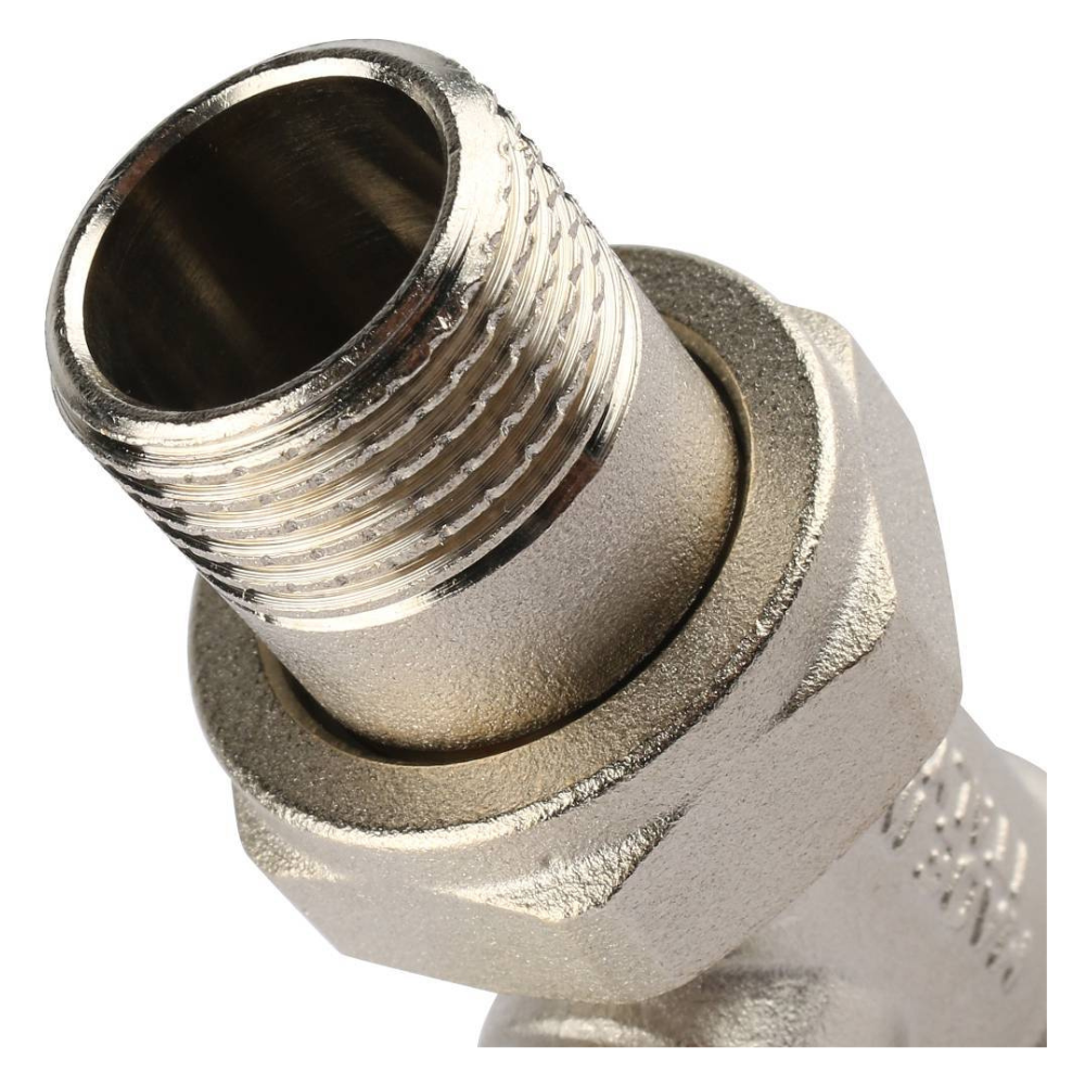 Запорно-балансировочный клапан 1/2" для радиатора, прямой / Stout фото на multiBOX