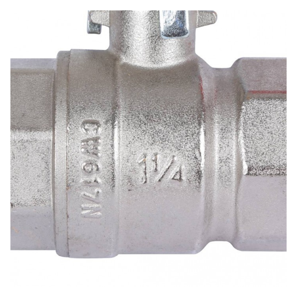 Кран шаровой 1 1/4" ВР-ВР, ручка рычаг / Rommer фото на multiBOX