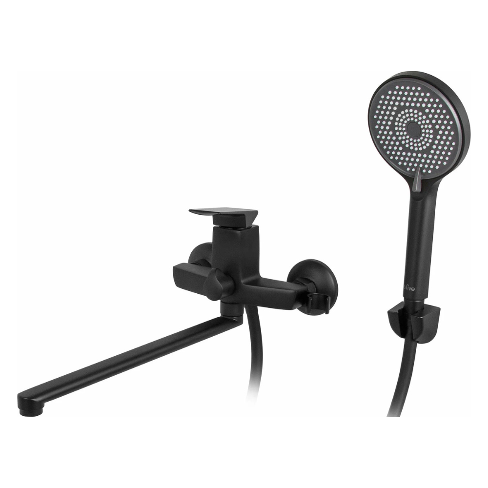 Смеситель для ванны (Lt) D35, серия LILY черный (A5-1233) / A-five фото на multiBOX