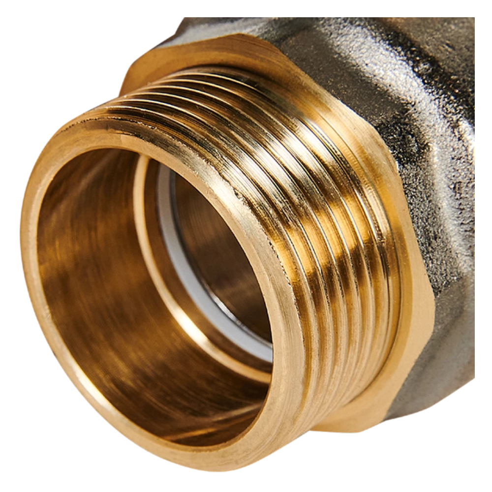 Кран шаровой 1 1/4" НР/НР, ручка рычаг / Stout фото на multiBOX