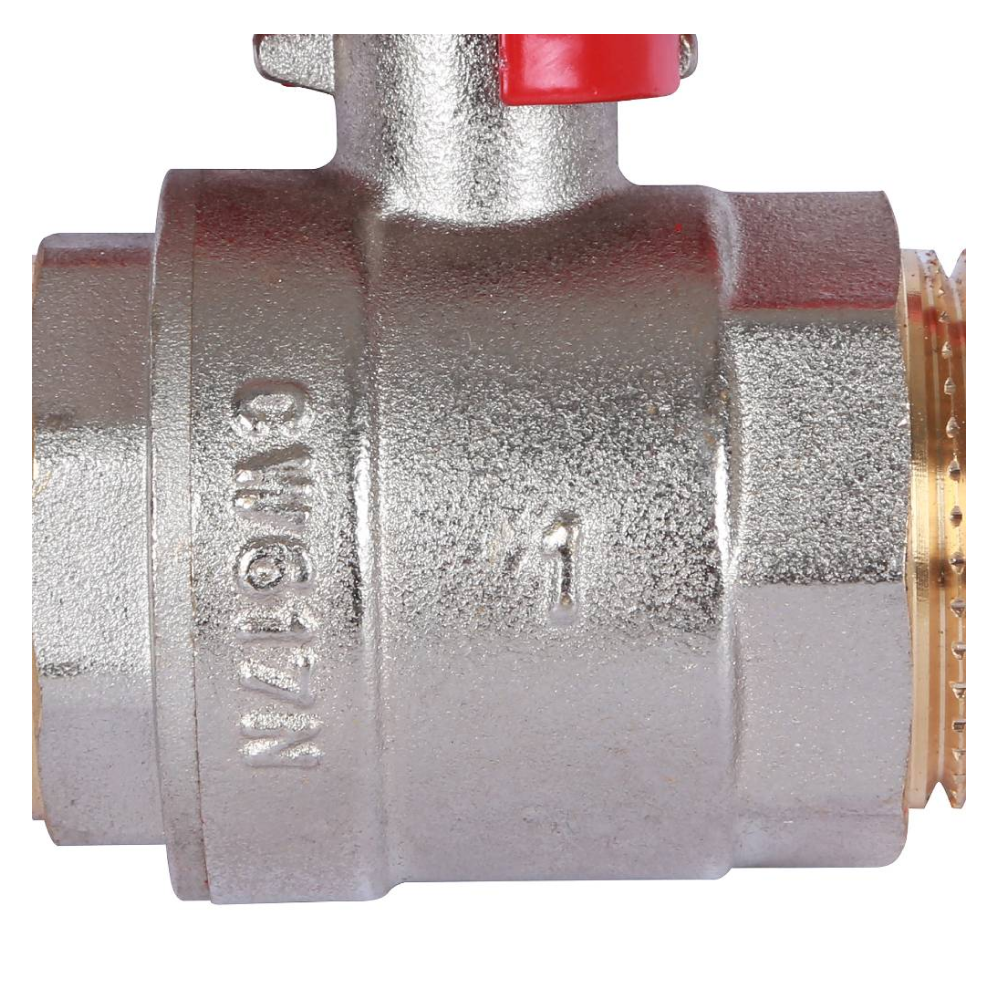 Кран шаровой 1" НР-НР, ручка бабочка / Rommer фото на multiBOX