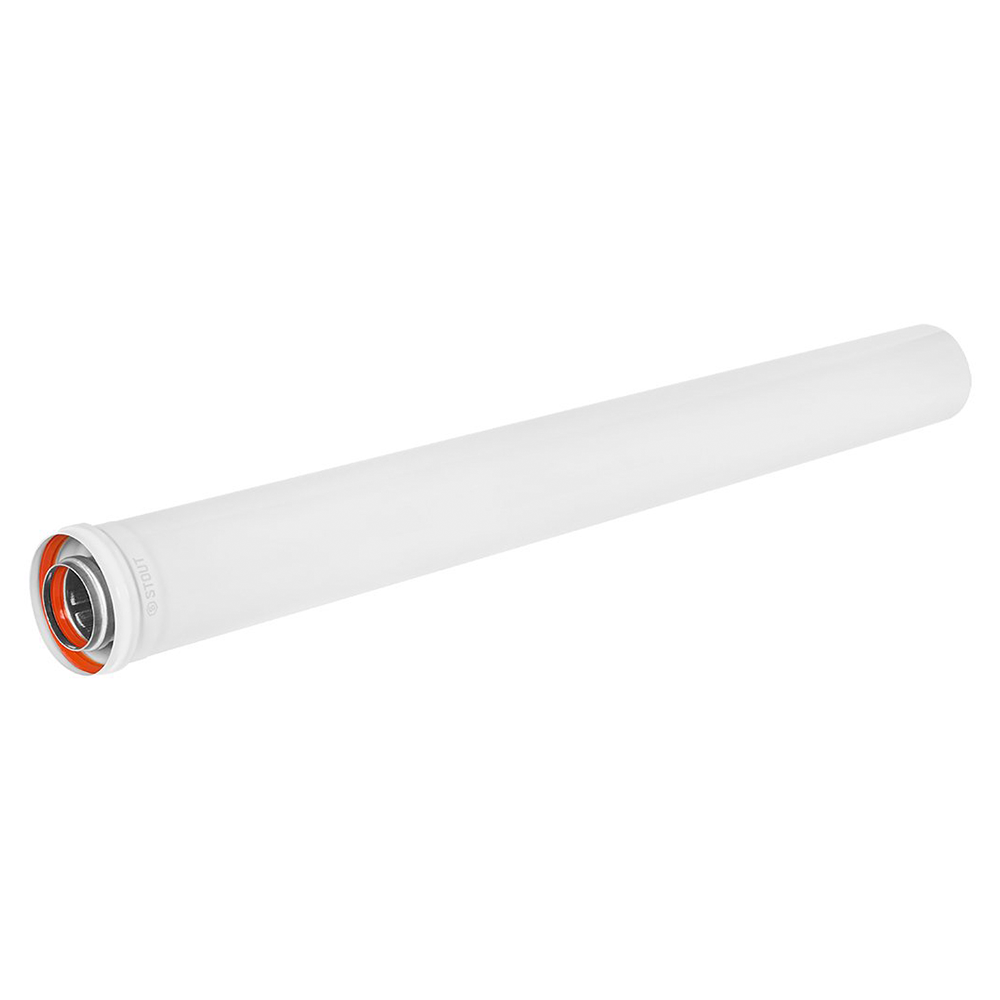 Удлинитель D60/100 п-м L1000 мм, традиционный / Stout фото на multiBOX