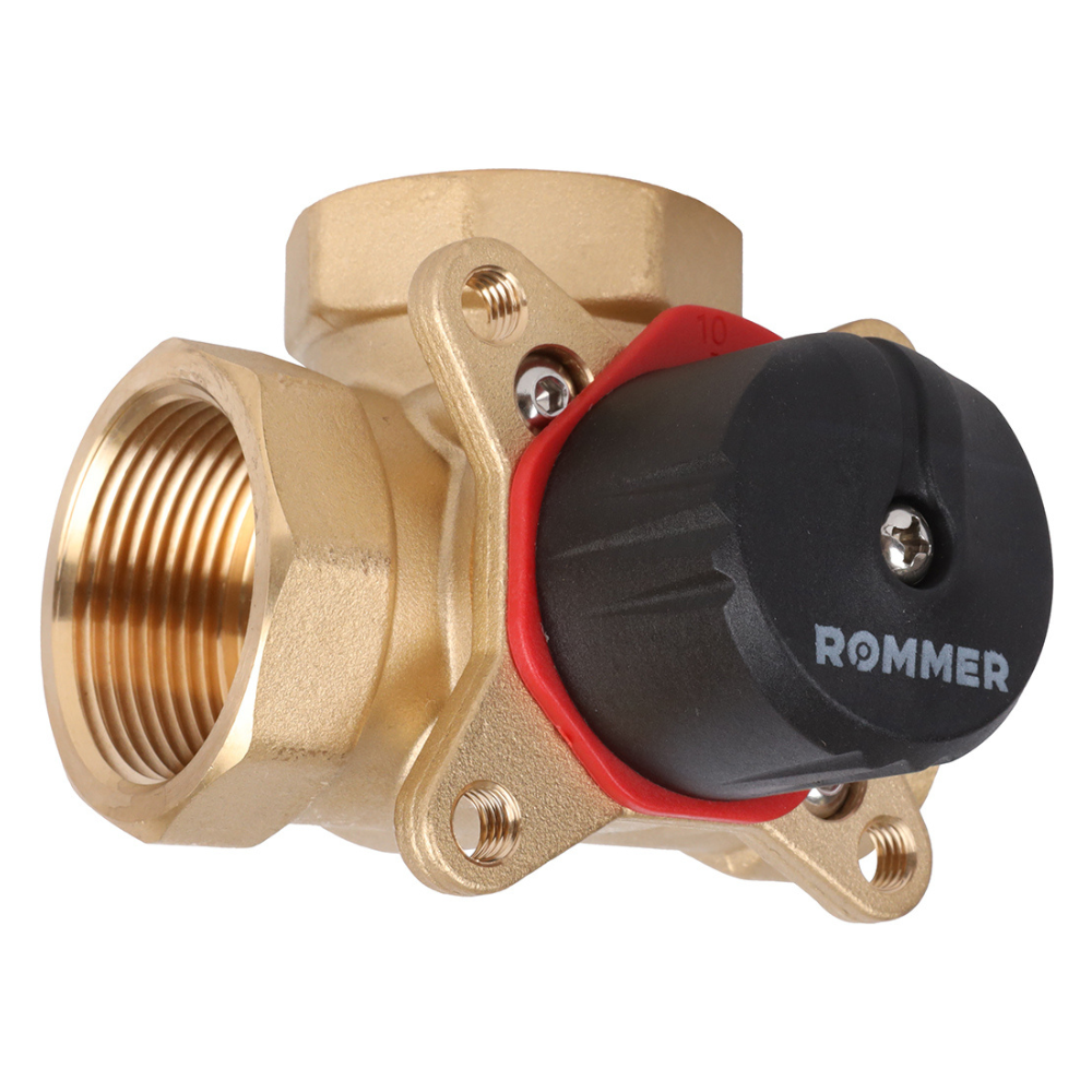 Трехходовой смесительный клапан 1 1/4" ВР, KVs 16 / Rommer фото на multiBOX