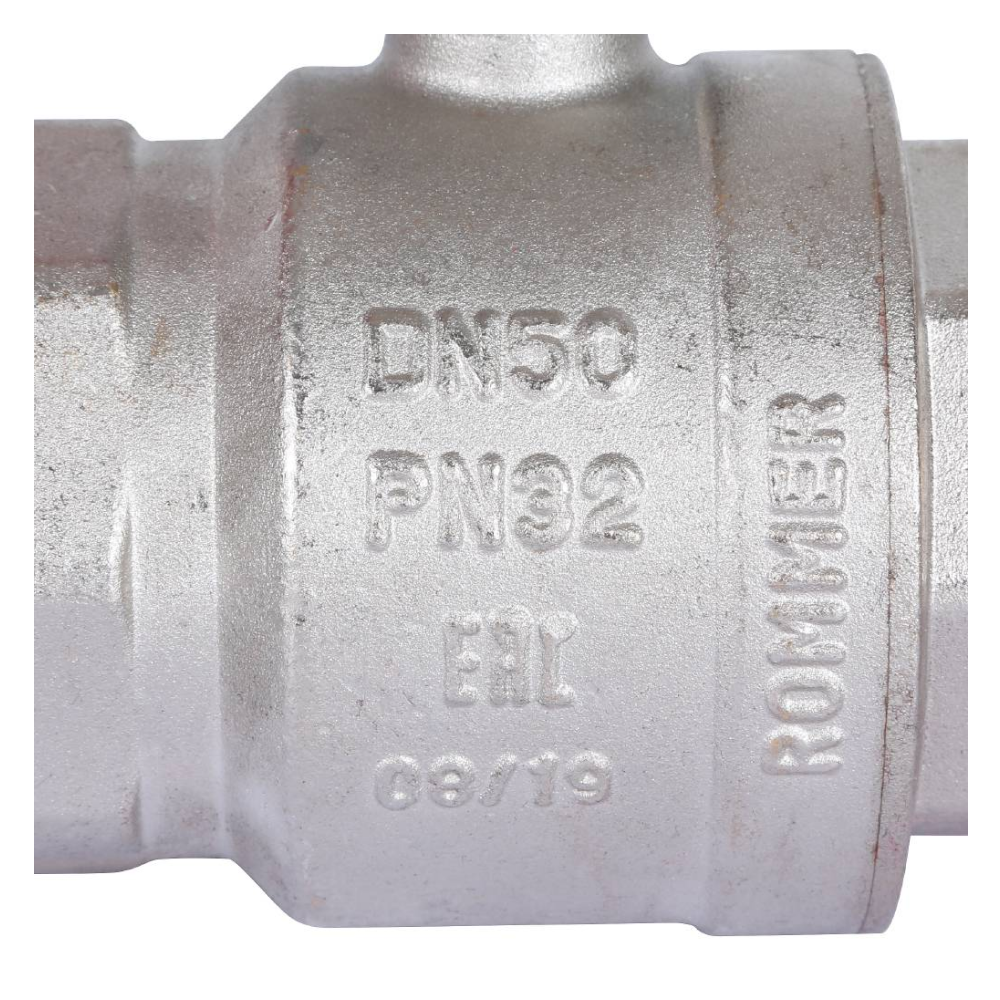 Кран шаровой 2" ВР-НР, ручка рычаг / Rommer фото на multiBOX