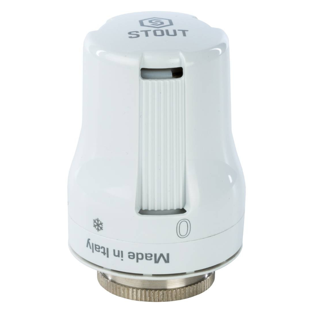 Термостатическая головка, жидкостная M30x1,5 / Stout фото на multiBOX