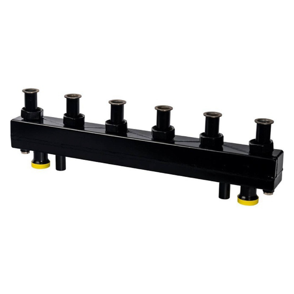 Распределительный коллектор на 3 контура DN25 с гидравлическим разделителем / Stout фото на multiBOX