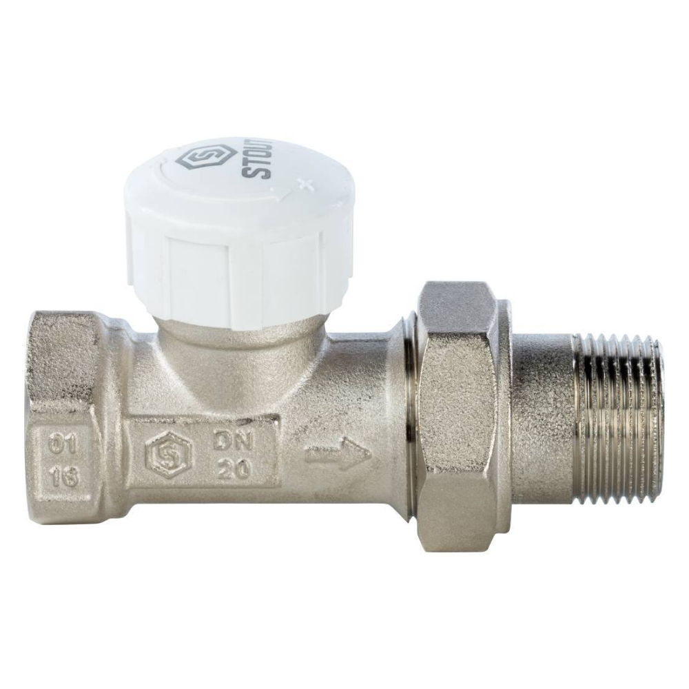 Термостатический клапан 3/4" для радиатора, прямой / Stout фото на multiBOX