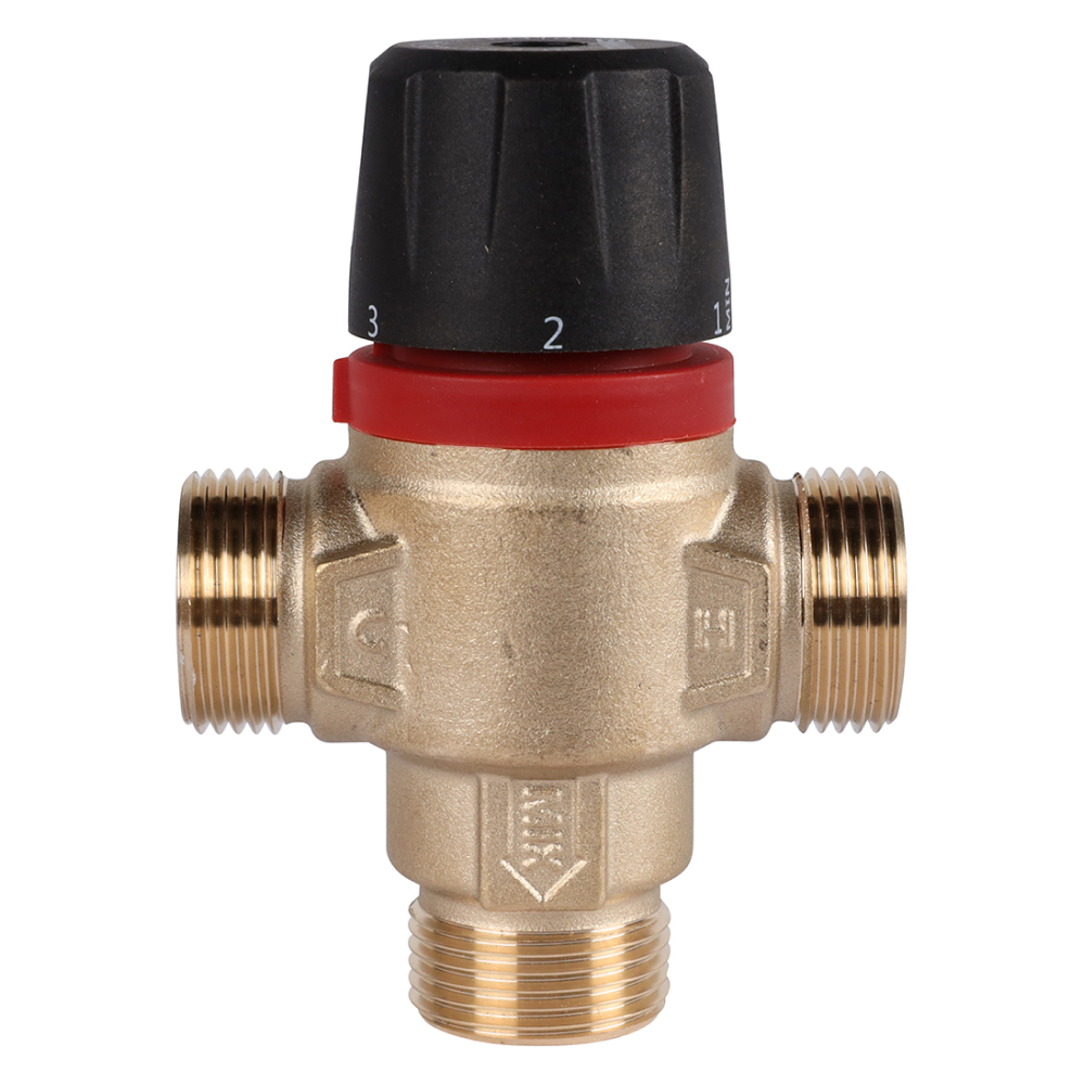 Термостатический смесительный клапан 3/4" НР, 30-65°С, KVs 1.8 (центральное смешивание) / Rommer фото на multiBOX