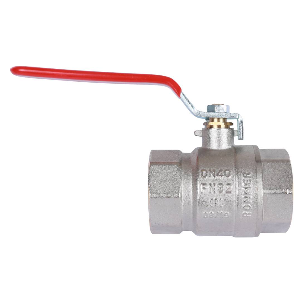 Кран шаровой 1 1/2" ВР-ВР, ручка рычаг / Rommer фото на multiBOX