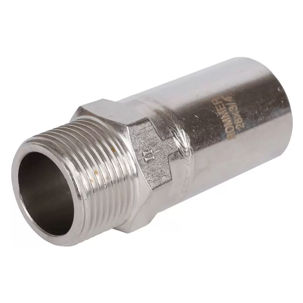 Вставка переходная НПр-НР 28х3/4" из нерж. стали прессовой / Rommer фото на multiBOX