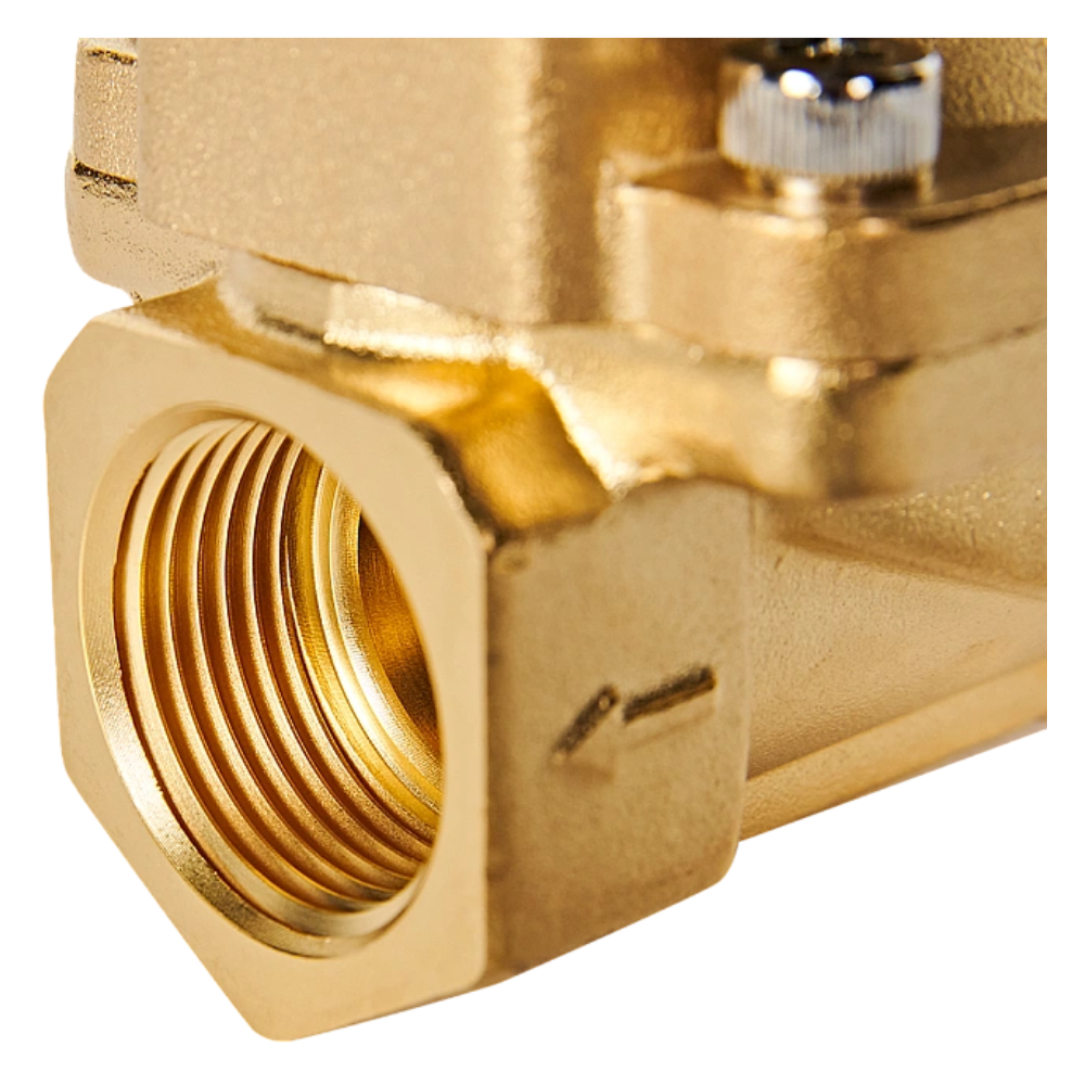 Электромагнитный клапан 3/4" НЗ, 220В, непрямого действия / Stout фото на multiBOX