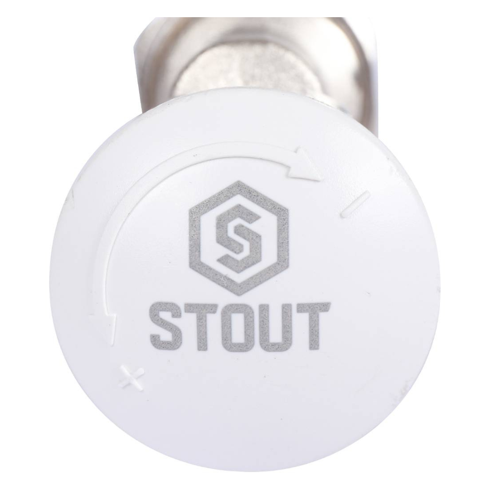 Термостатический клапан 1/2" для радиатора, осевой / Stout фото на multiBOX