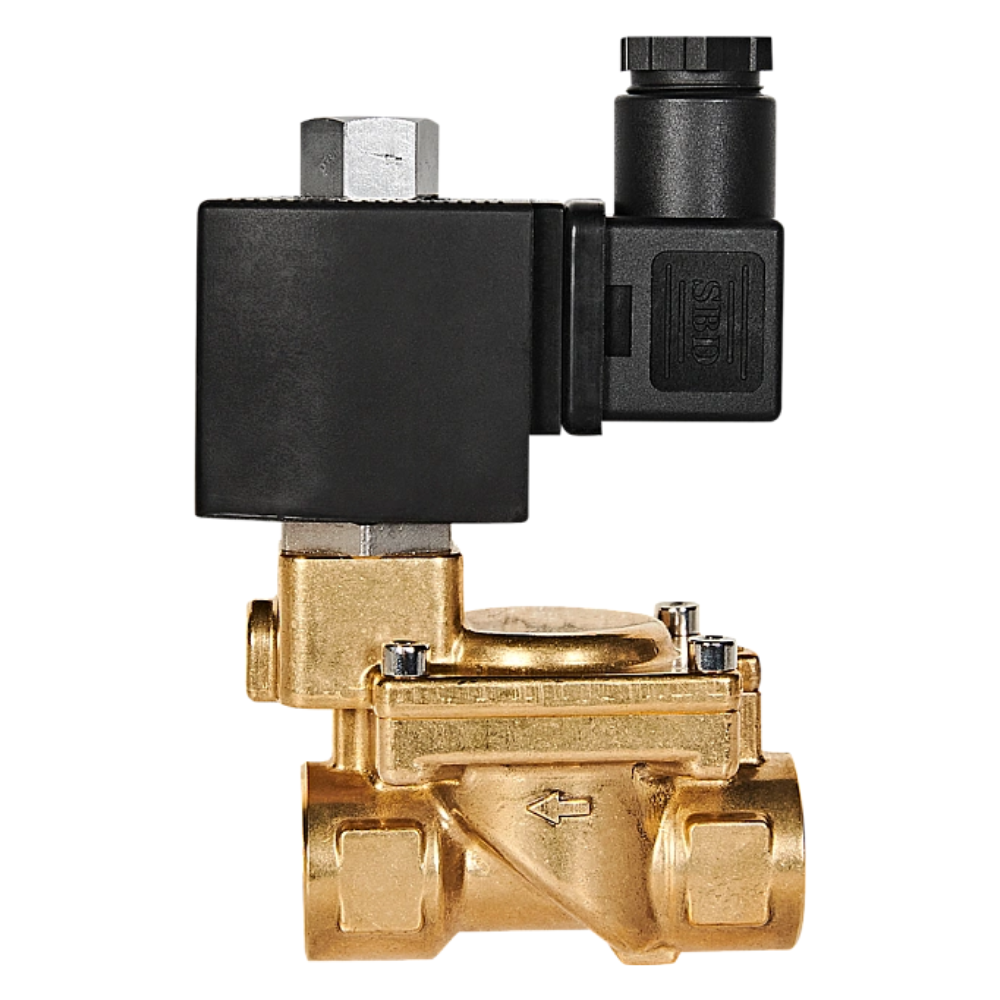 Электромагнитный клапан 1/2" НО, 24В, непрямого действия / Stout фото на multiBOX