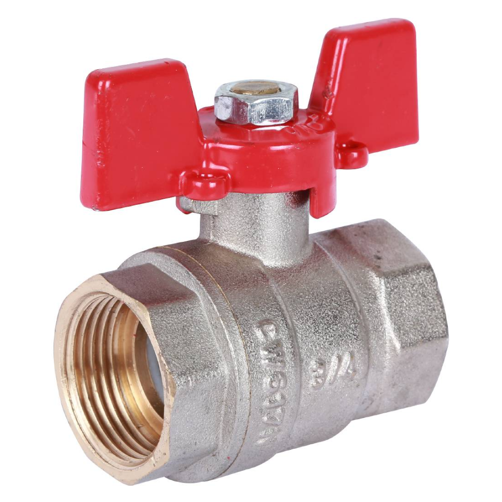 Кран шаровой 3/4" ВР-ВР, ручка бабочка / Rommer фото на multiBOX