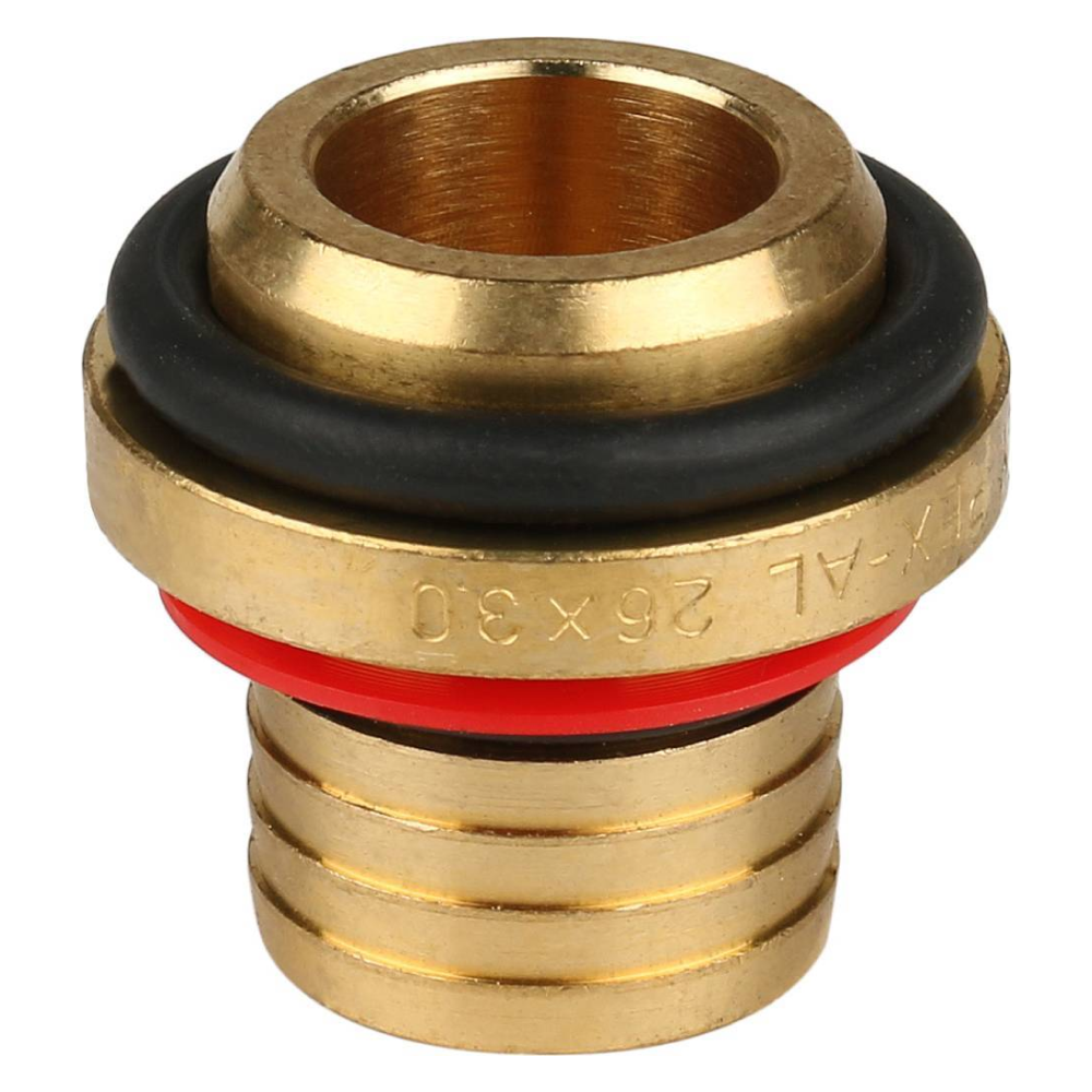 Тройник переходной 26х26х20 для металлопластиковых труб винтовой / Stout фото на multiBOX