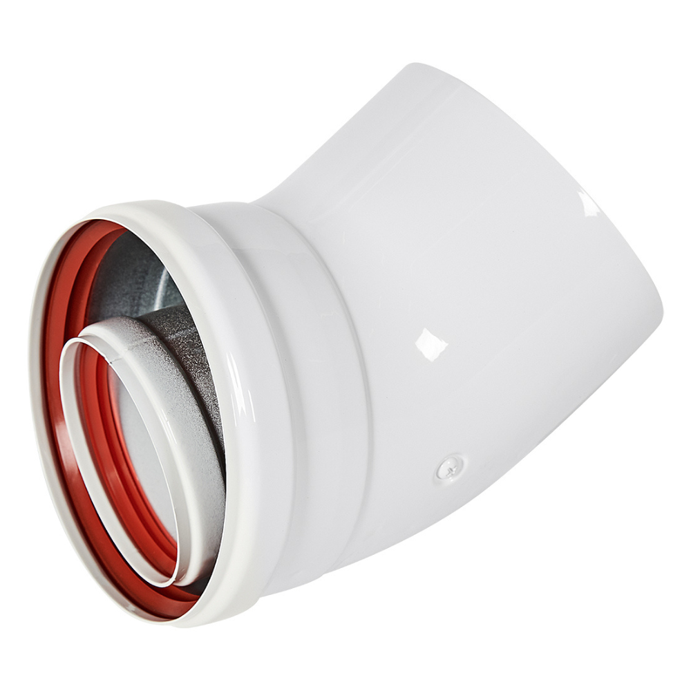 Отвод угол 45 гр. D80/125 п-м, традиционный / Rommer фото на multiBOX