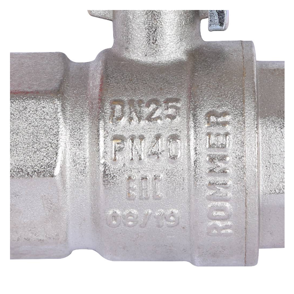 Кран шаровой 1" ВР-НР, ручка рычаг / Rommer фото на multiBOX