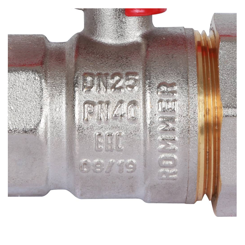 Кран шаровой с американкой 1" ВР-НР, ручка бабочка / Rommer фото на multiBOX