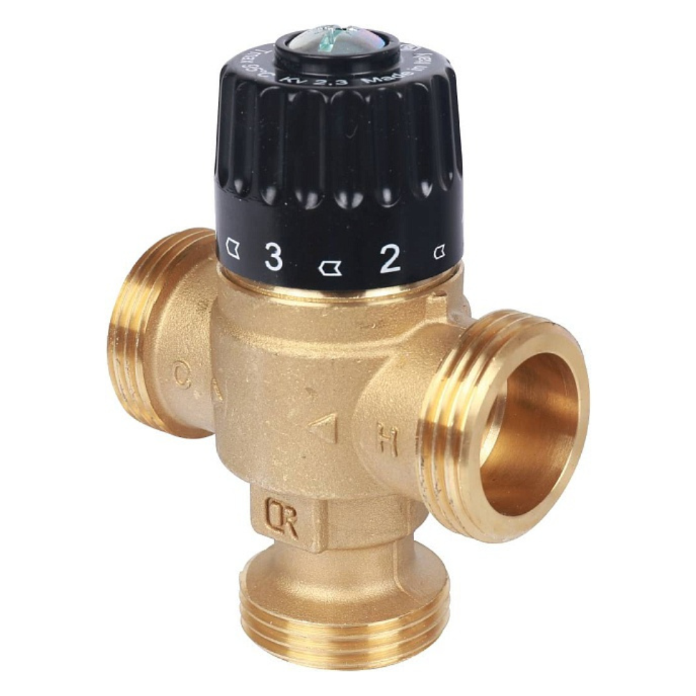 Термостатический смесительный клапан 1" НР, 30-65°С, KVs 2.3 / Stout фото на multiBOX