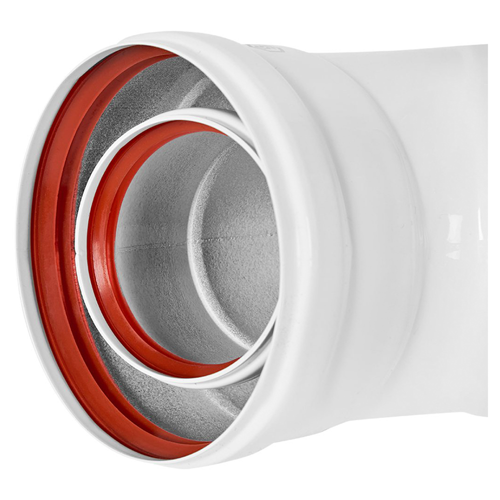 Отвод угол 45 гр. D60/100 м-м, традиционный / Stout фото на multiBOX